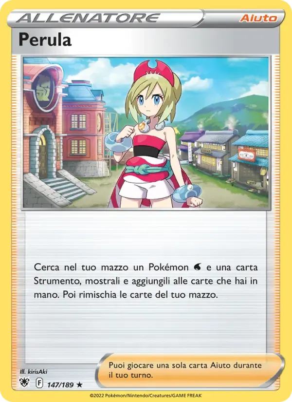 Perula — Lucentezza Siderale 147 Italian Pokémon card