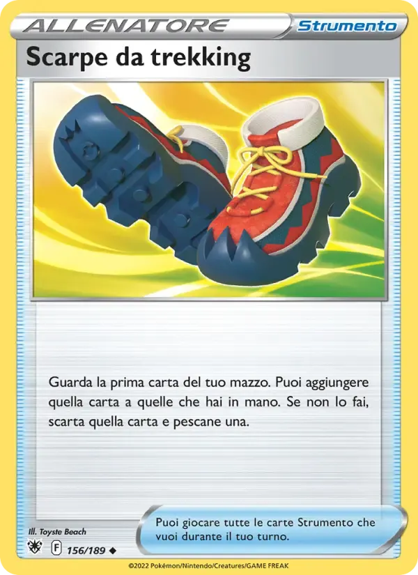 Scarpe da trekking — Lucentezza Siderale 156 Italian Pokémon card