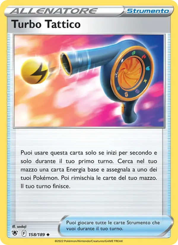 Turbo Tattico — Lucentezza Siderale 158 Italian Pokémon card