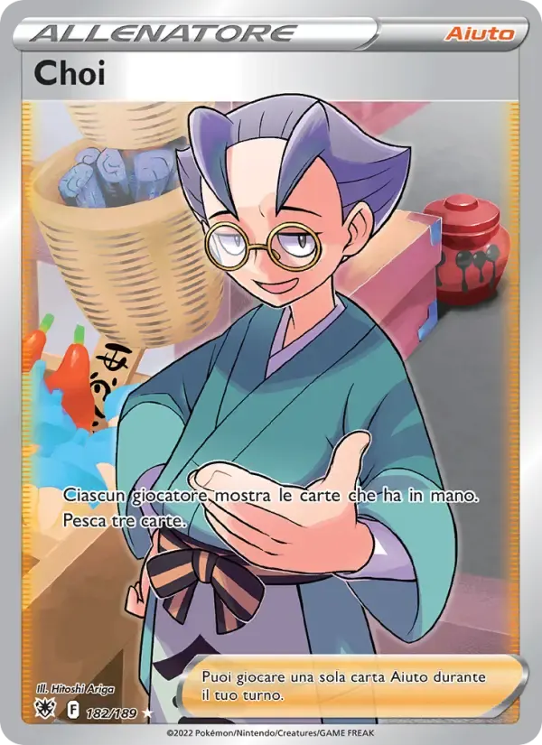 Choi — Lucentezza Siderale 182 Italian Pokémon card