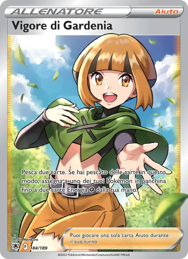 Vigore di Gardenia — Lucentezza Siderale 184 Italian Pokémon card