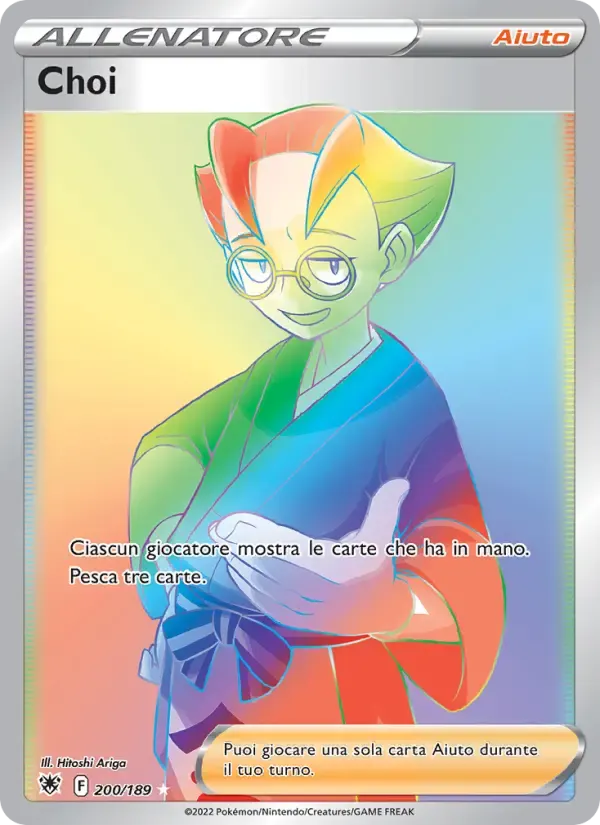 Choi — Lucentezza Siderale 200 Italian Pokémon card