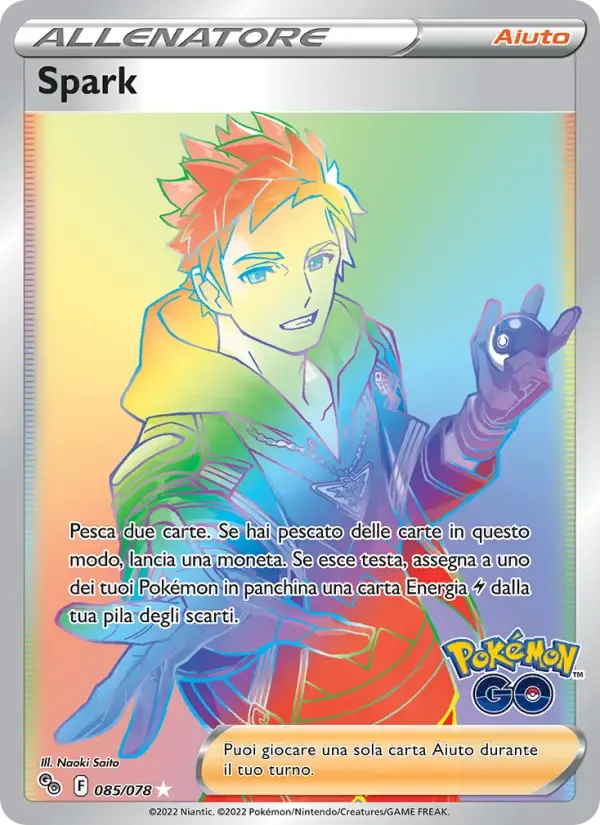 Spark — Pokémon GO 85 Italian Pokémon card