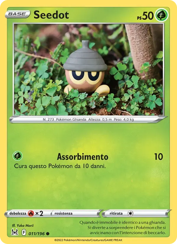 Seedot — Origine Perduta 11 Italian Pokémon card