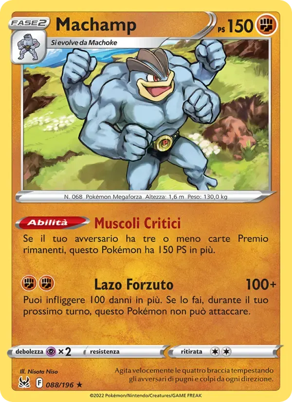 Machamp — Origine Perduta 88 Italian Pokémon card