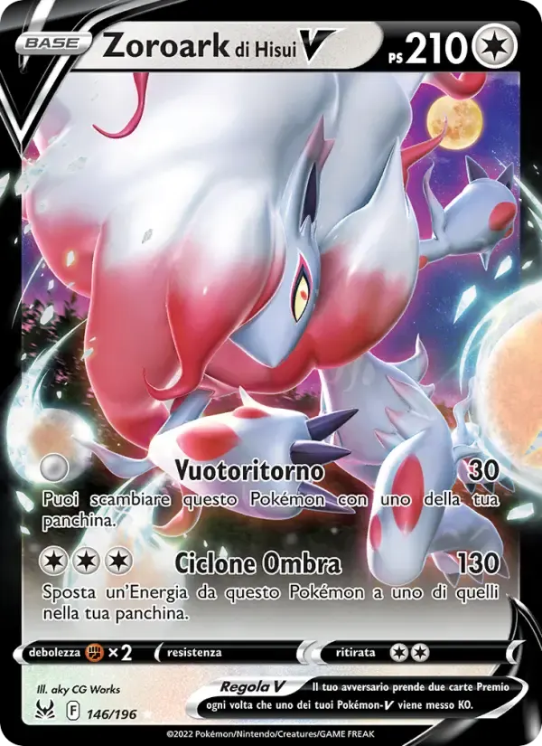 Zoroark di Hisui V — Origine Perduta 146 Italian Pokémon card