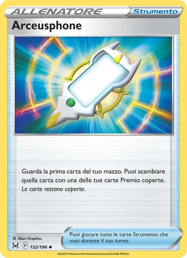 Arceusphone — Origine Perduta 152 Italian Pokémon card