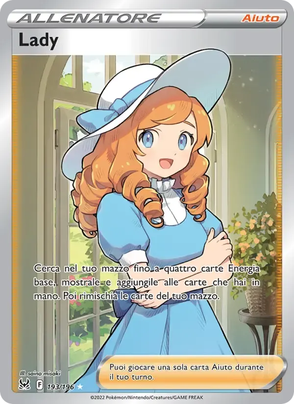 Lady — Origine Perduta 193 Italian Pokémon card