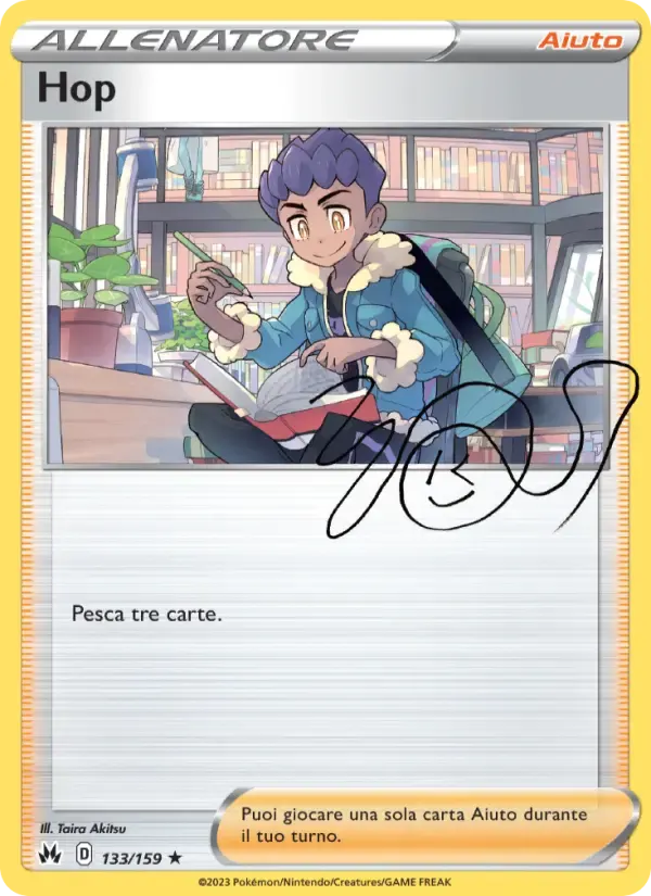 Hop — Zenit Regale 133 Italian Pokémon card