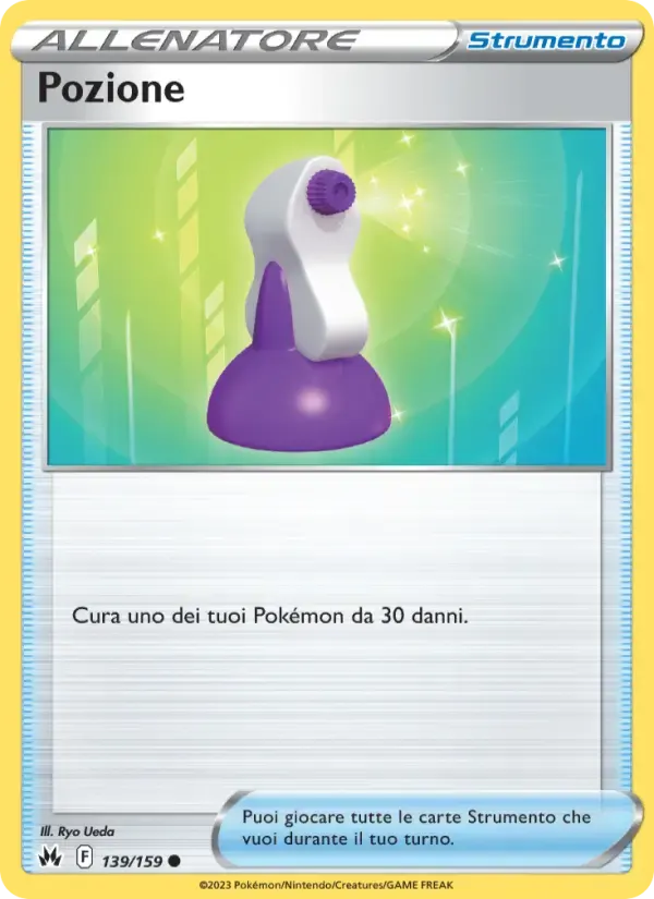 Pozione — Zenit Regale 139 Italian Pokémon card