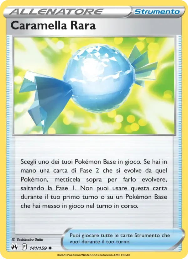 Caramella Rara — Zenit Regale 141 Italian Pokémon card