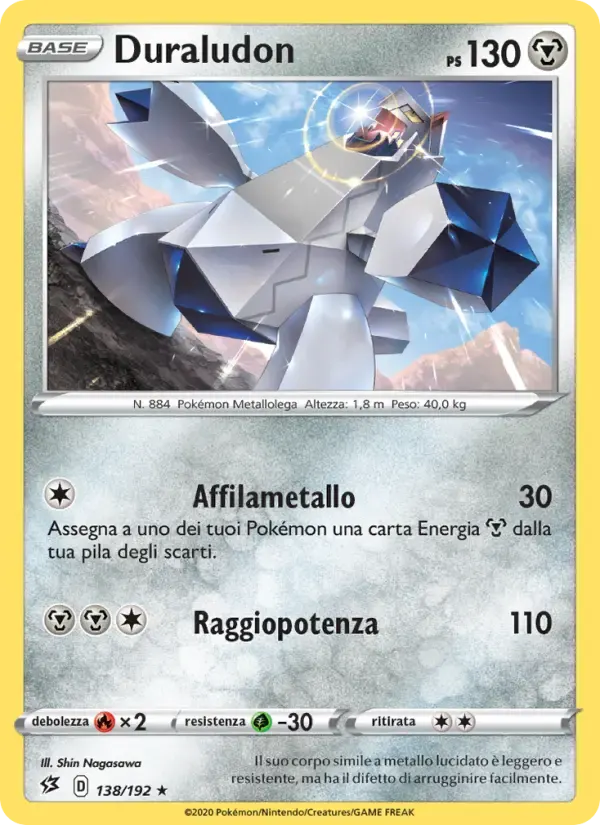 Duraludon — Fragore Ribelle 138 Italian Pokémon card