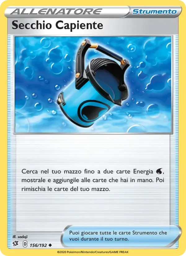 Secchio Capiente — Fragore Ribelle 156 Italian Pokémon card