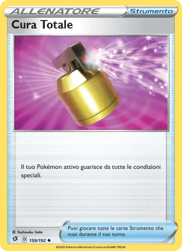 Cura Totale — Fragore Ribelle 159 Italian Pokémon card