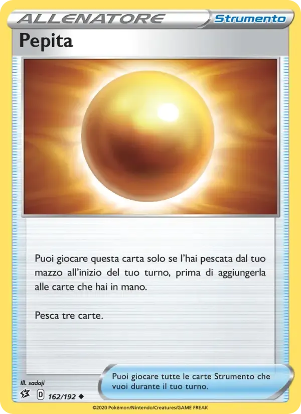 Pepita — Fragore Ribelle 162 Italian Pokémon card