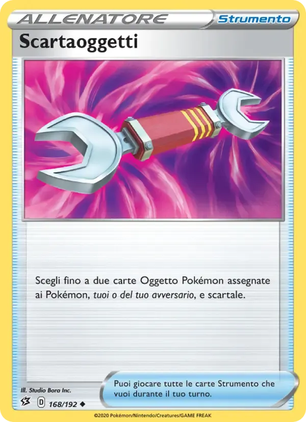 Scartaoggetti — Fragore Ribelle 168 Italian Pokémon card