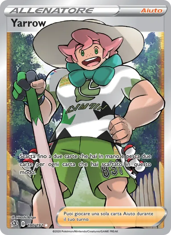 Yarrow — Fragore Ribelle 190 Italian Pokémon card