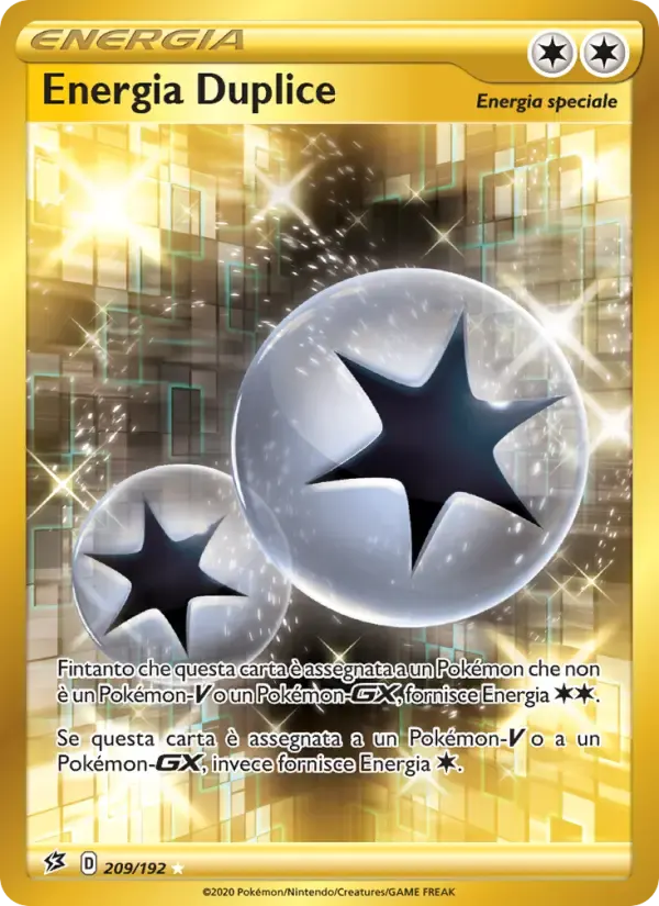 Energia Duplice — Fragore Ribelle 209 Italian Pokémon card