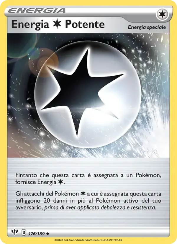 Energia Colorless Potente — Fiamme Oscure 176 Italian Pokémon card