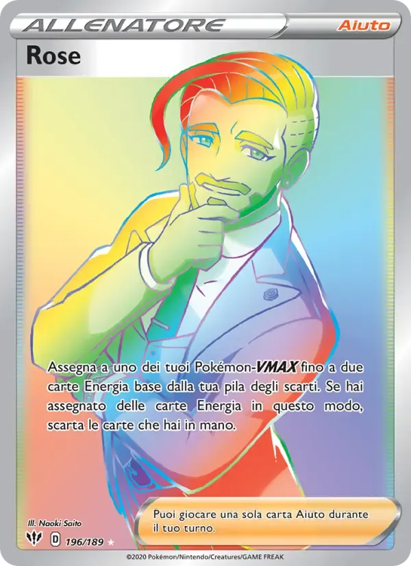 Rose — Fiamme Oscure 196 Italian Pokémon card