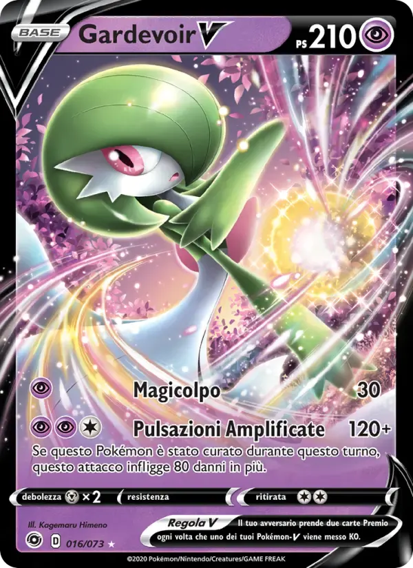 Gardevoir V — Futuri Campioni 16 Italian Pokémon card