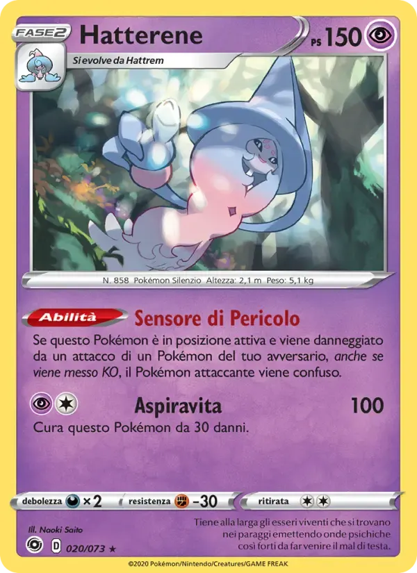 Hatterene — Futuri Campioni 20 Italian Pokémon card