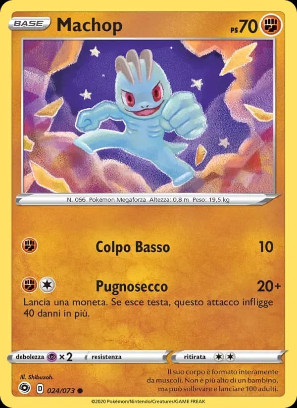 Machop — Futuri Campioni 24 Italian Pokémon card