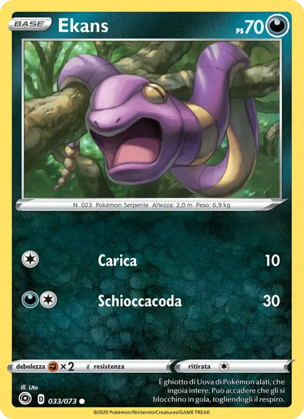 Ekans — Futuri Campioni 33 Italian Pokémon card
