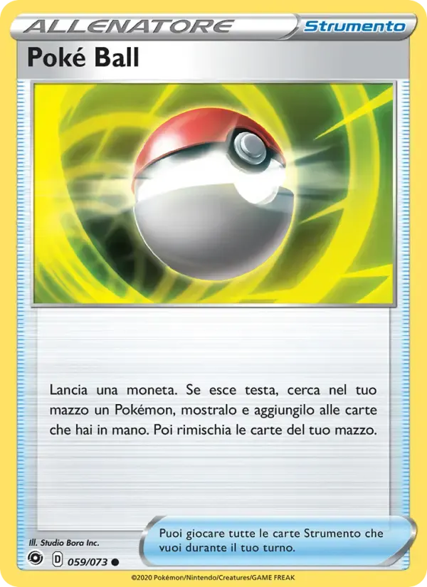 Poké Ball — Futuri Campioni 59 Italian Pokémon card