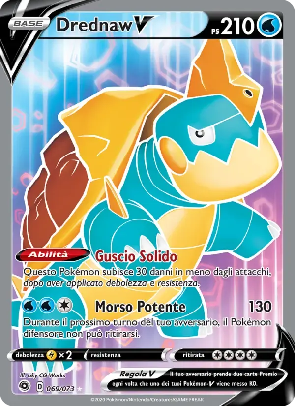 Drednaw V — Futuri Campioni 69 Italian Pokémon card