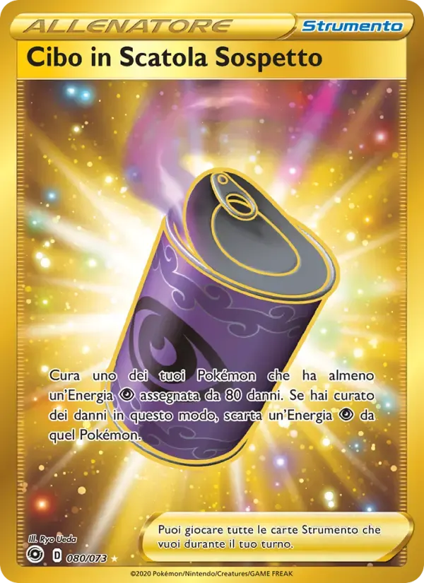 Cibo in Scatola Sospetto — Futuri Campioni 80 Italian Pokémon card
