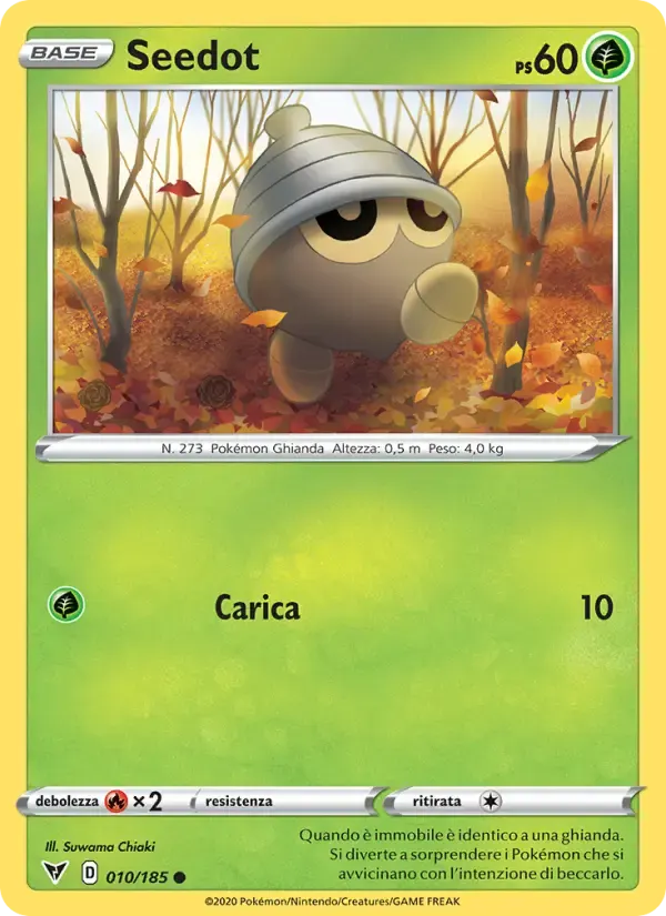Seedot — Voltaggio Sfolgorante 10 Italian Pokémon card