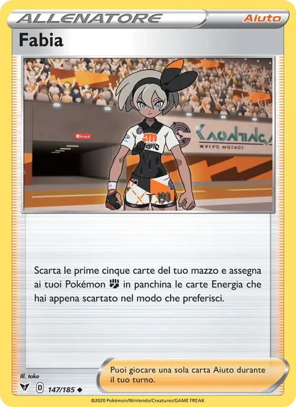 Fabia — Voltaggio Sfolgorante 147 Italian Pokémon card