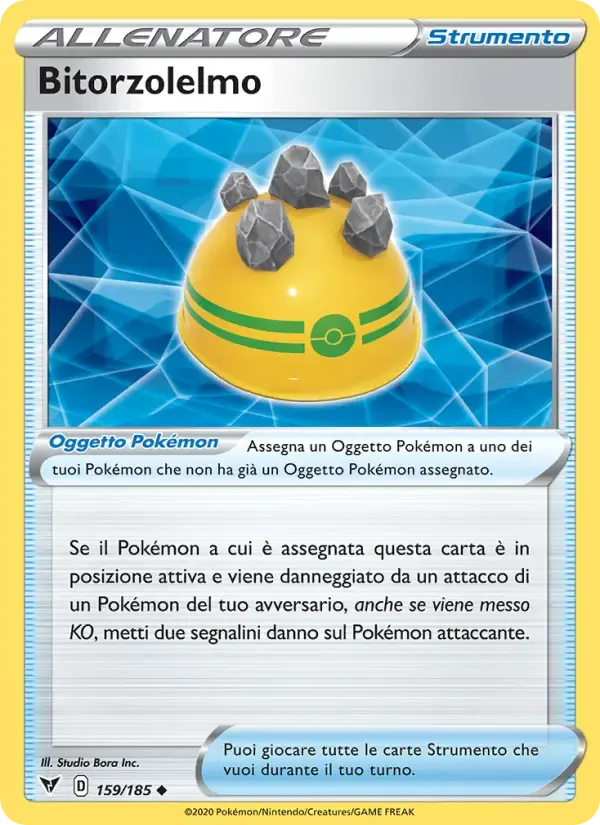 Bitorzolelmo — Voltaggio Sfolgorante 159 Italian Pokémon card
