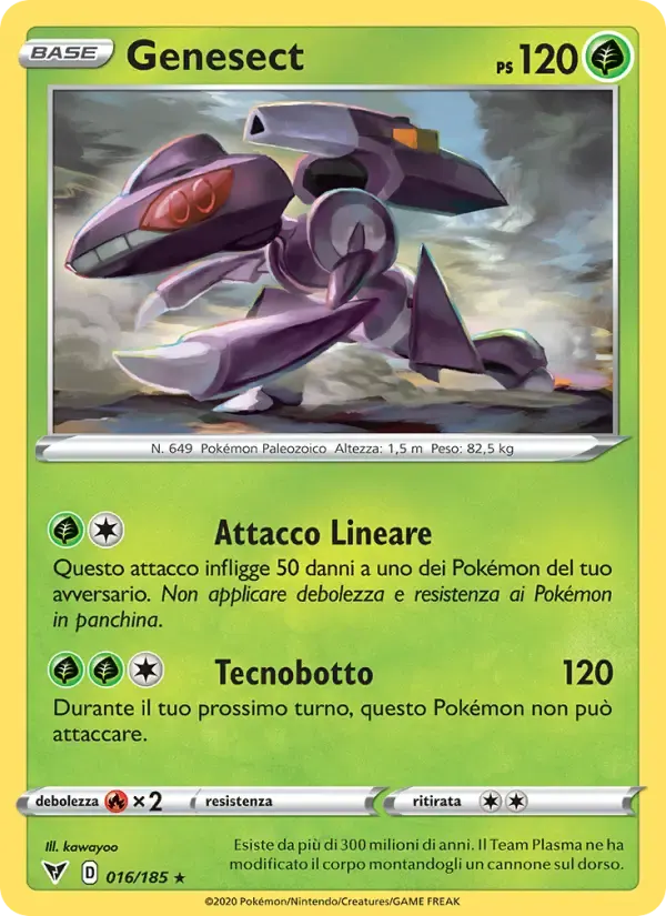 Genesect — Voltaggio Sfolgorante 16 Italian Pokémon card