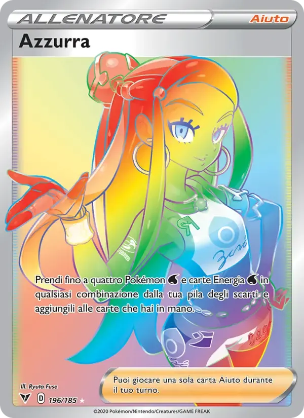 Azzurra — Voltaggio Sfolgorante 196 Italian Pokémon card
