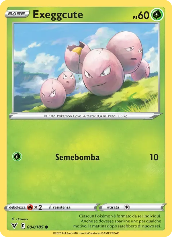 Exeggcute — Voltaggio Sfolgorante 4 Italian Pokémon card