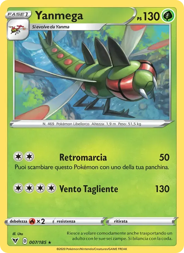 Yanmega — Voltaggio Sfolgorante 7 Italian Pokémon card