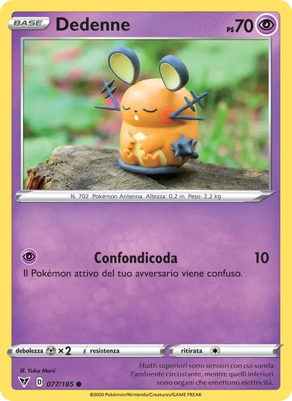 Dedenne — Voltaggio Sfolgorante 77 Italian Pokémon card