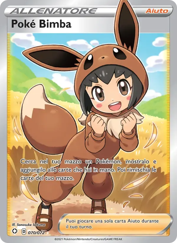 Poké Bimba — Destino Splendente 70 Italian Pokémon card