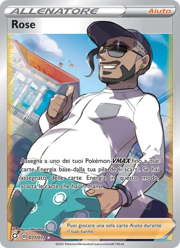 Rose — Destino Splendente 71 Italian Pokémon card