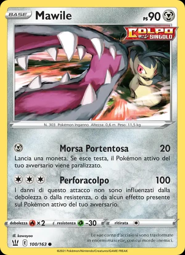 Mawile — Stili di Lotta 100 Italian Pokémon card
