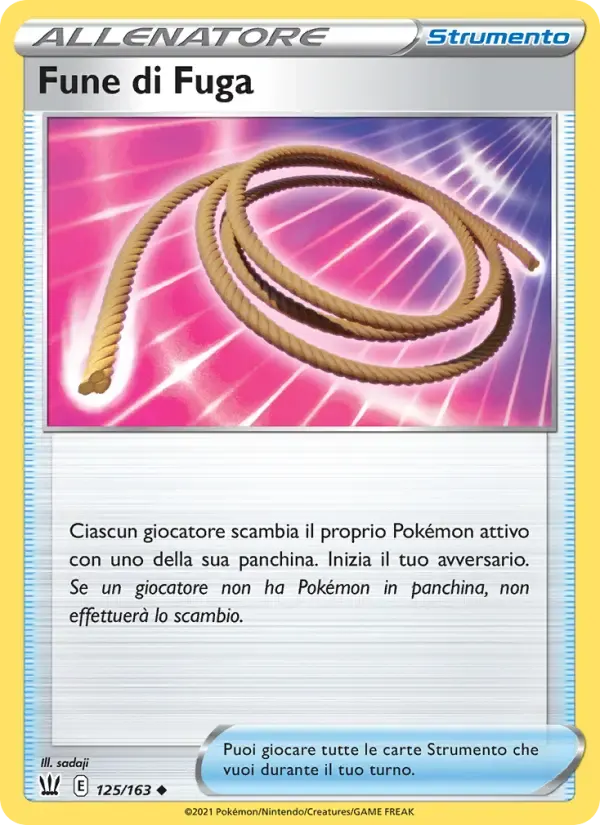 Fune di Fuga — Stili di Lotta 125 Italian Pokémon card