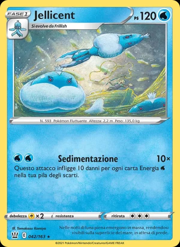 Jellicent — Stili di Lotta 42 Italian Pokémon card