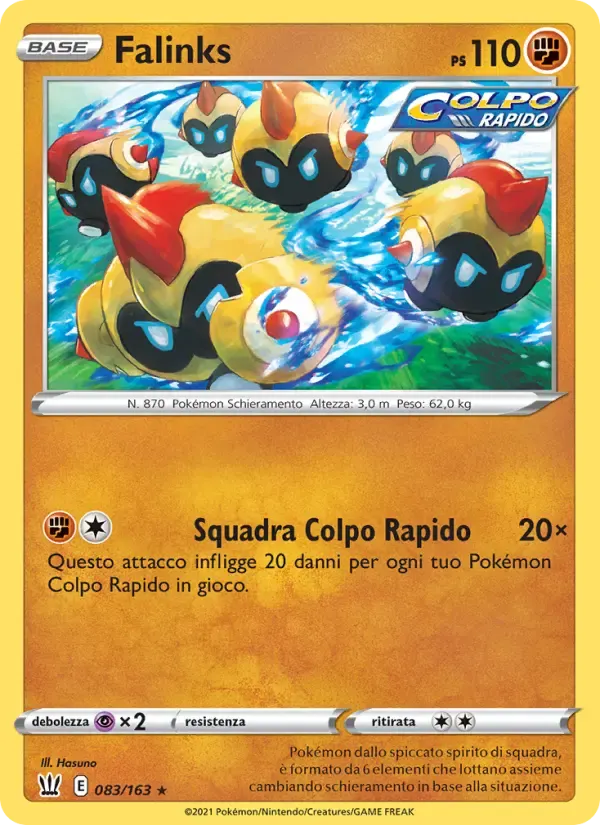 Falinks — Stili di Lotta 83 Italian Pokémon card