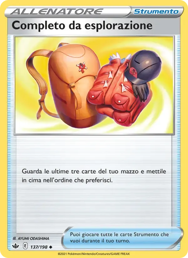 Completo da esplorazione — Regno Glaciale 137 Italian Pokémon card
