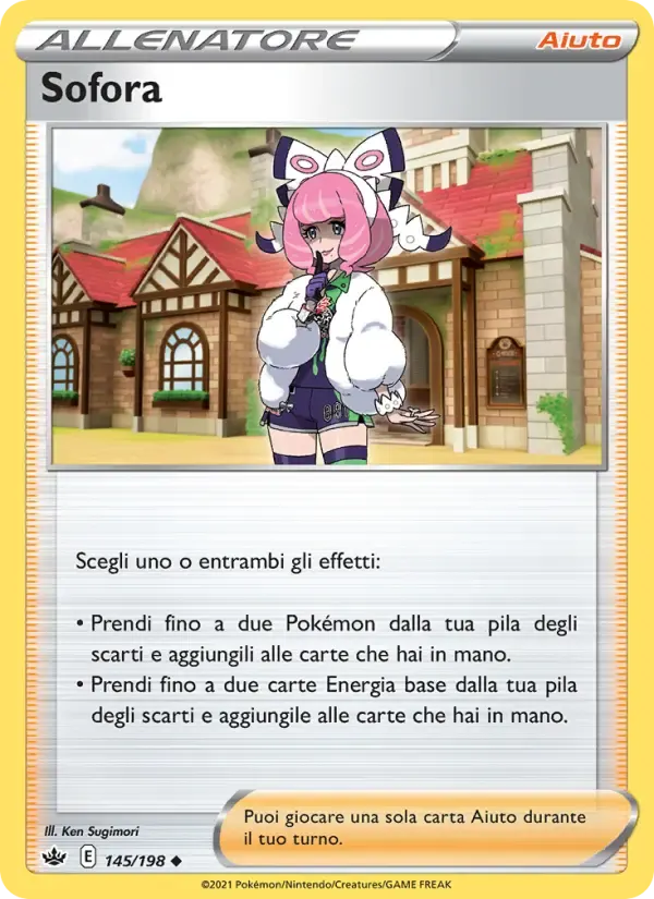 Sofora — Regno Glaciale 145 Italian Pokémon card