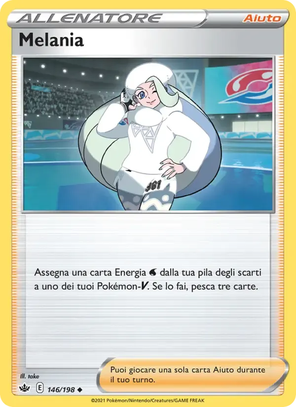 Melania — Regno Glaciale 146 Italian Pokémon card