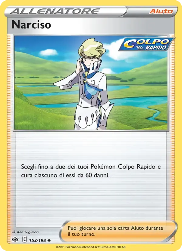 Narciso — Regno Glaciale 153 Italian Pokémon card