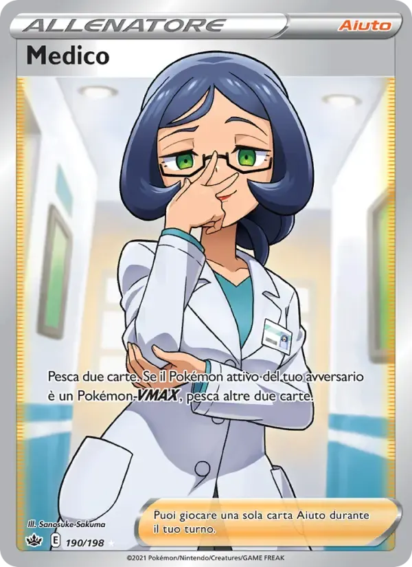 Medico — Regno Glaciale 190 Italian Pokémon card